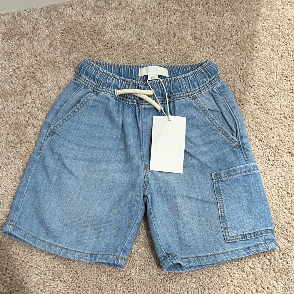 Men's Light Blue Denim Shorts